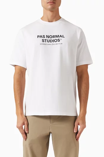 تي شيرت بشعار الماركة قطن من مجموعة اوف ريس