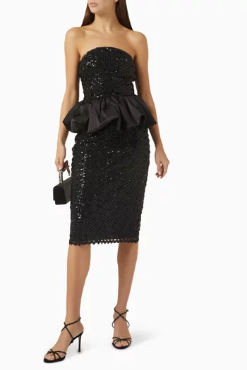 Sequin-embellished Bubble Top