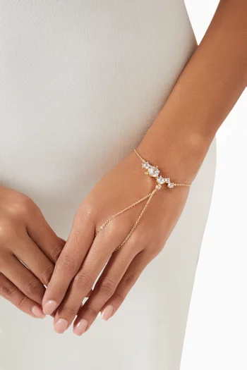 Liora Hand Chain in Gold-filled Metal