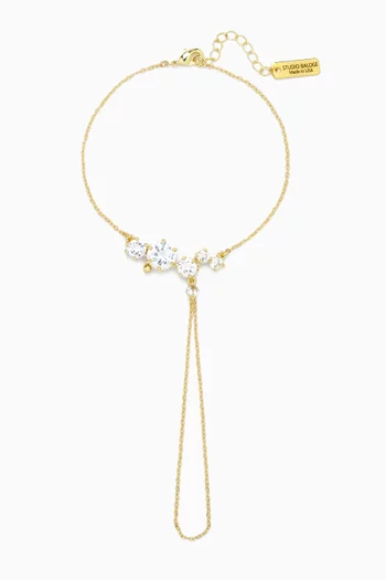 Liora Hand Chain in Gold-filled Metal