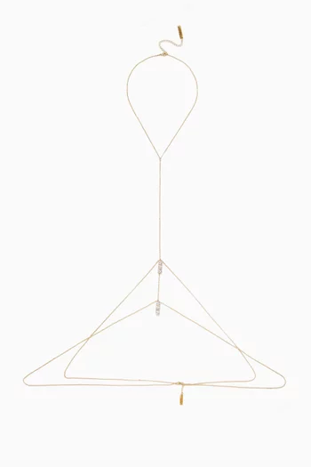 Éclat Body Chain in Gold-filled Metal