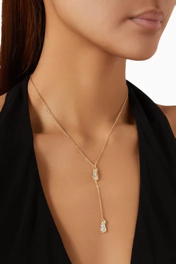 Ysra Drop Necklace in 14kt Gold-filled Metal