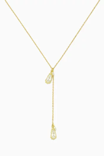 Ysra Drop Necklace in 14kt Gold-filled Metal
