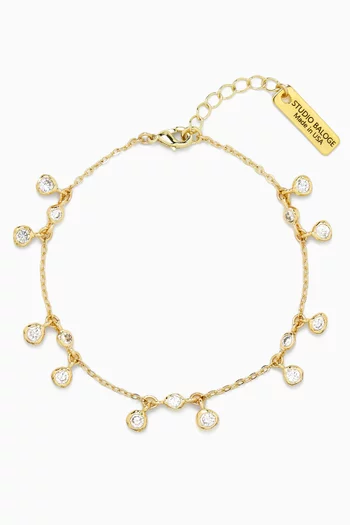 Diamond Drift Bracelet in 14kt Gold-filled Metal