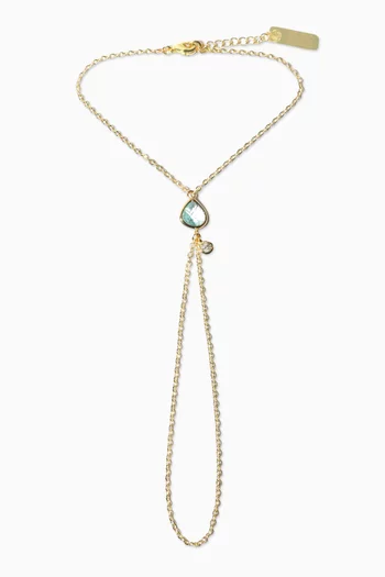 Point Hand Chain in 14kt Gold-filled Metal