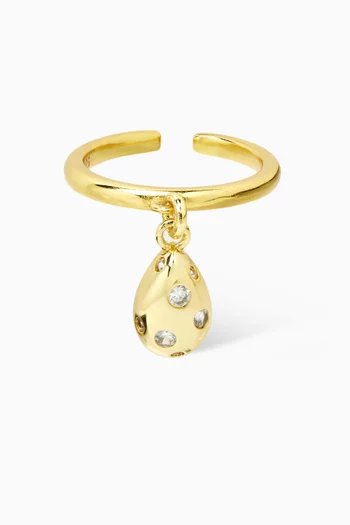 Goutte D'Or Ring in Gold-plated Sterling Silver