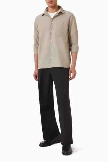 Halcomb Shirt in Cotton Poplin