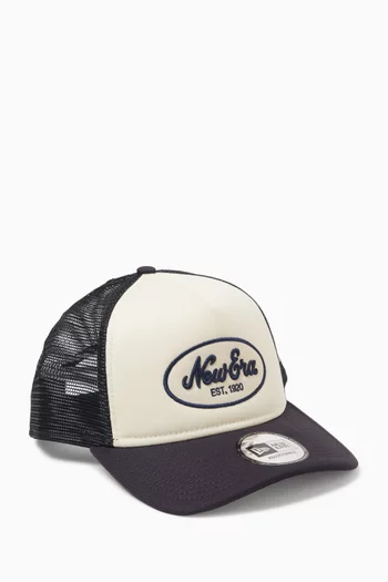 Oval Foam Patch Trucker Cap