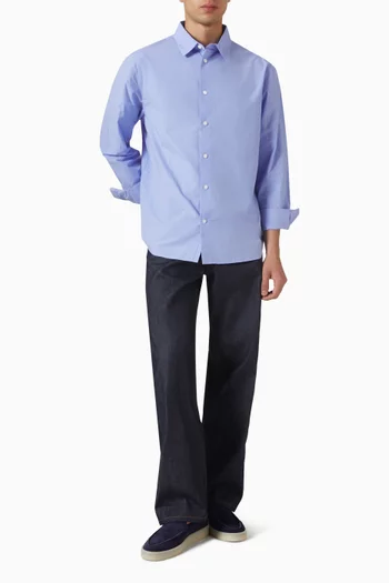 Relaxed-fit Shirt in Cotton-poplin