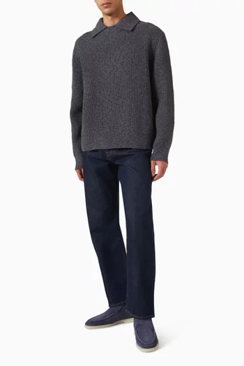 Polo Sweater in Knit