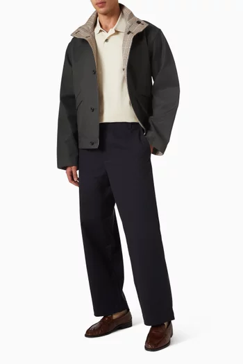Reversible Mock-neck Jacket