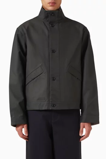 Reversible Mock-neck Jacket