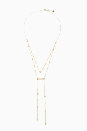 Enishi Double Necklace in 18kt Gold