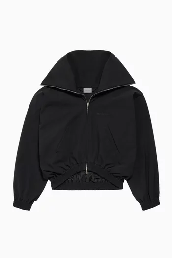 Office Zip Jacket in Cotton Blend
