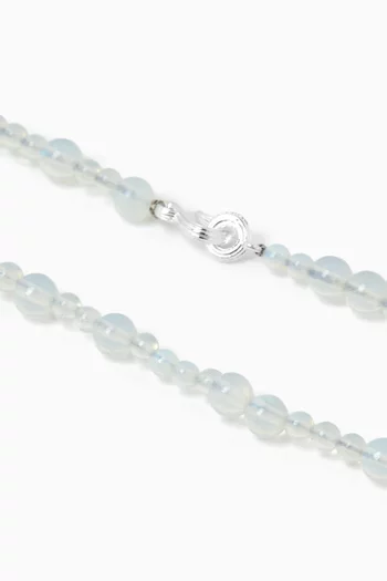 Modulor Opalite 20" Necklace in Sterling Silver
