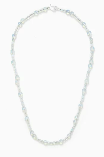 Modulor Opalite 20" Necklace in Sterling Silver
