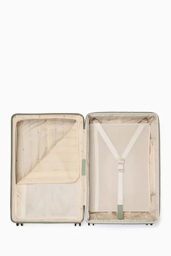 Checked Expandable Casesafe Suitcase