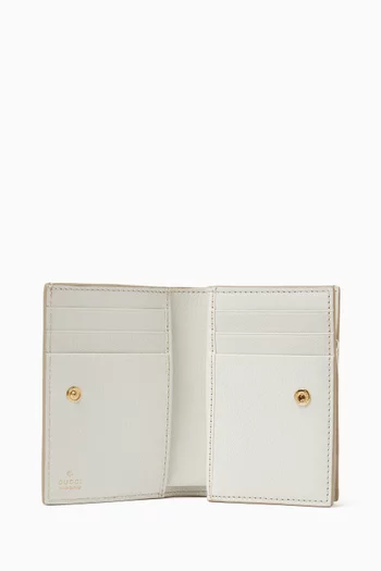 Marmont Bi-fold Wallet in GG Canvas