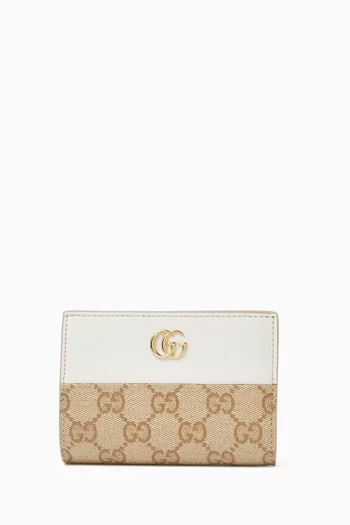 Marmont Bi-fold Wallet in GG Canvas