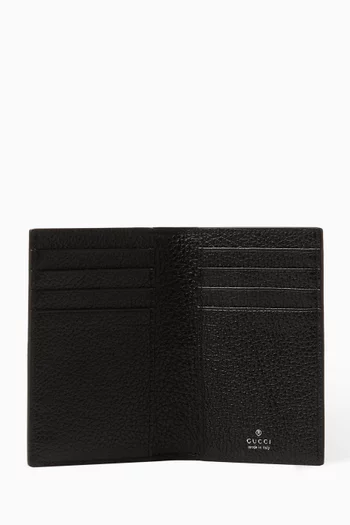 Bi-fold Card Case in Leather