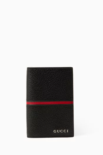 Bi-fold Card Case in Leather
