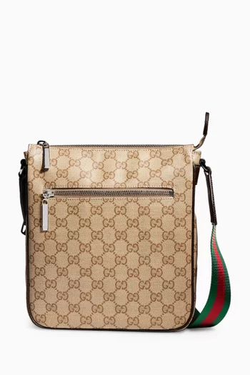 Small Essence Classic Crossbody Bag in GG Coated-canvas
