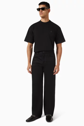 Embroidered T-shirt in Cotton Jersey