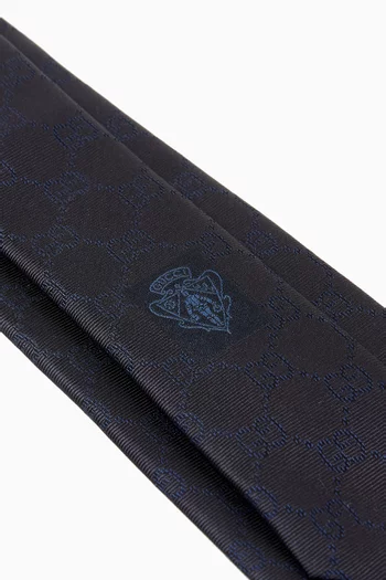 GG Jacquard Tie in Silk