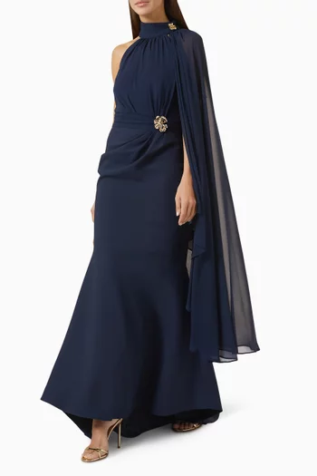 One-shoulder Gown