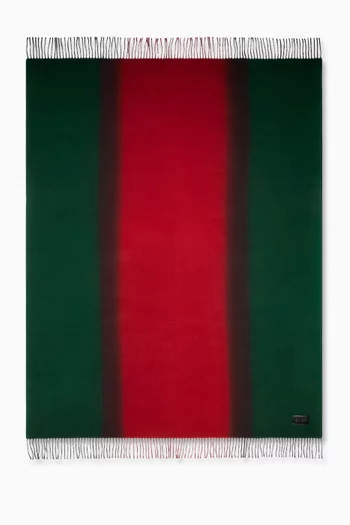 Web Blanket in Wool-cashmere