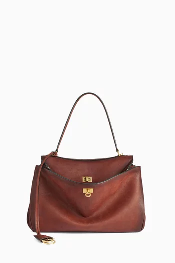 Medium Rodeo Handbag in Goatskin Leather