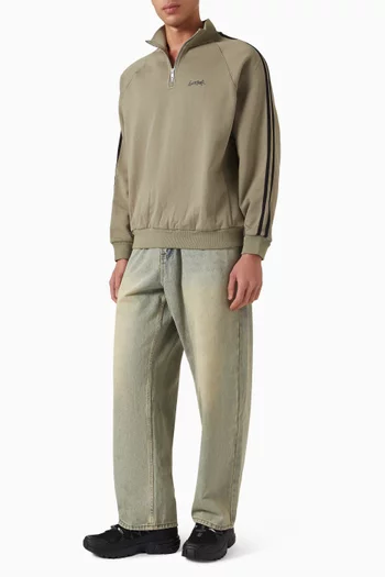 Abseil 1/4 Zip Sweater in Cotton