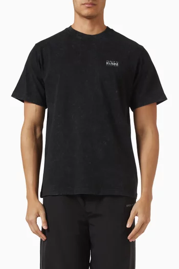 Metallic Shield T-shirt in Cotton