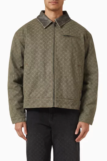 Monogram Workwear Jacket in Denim