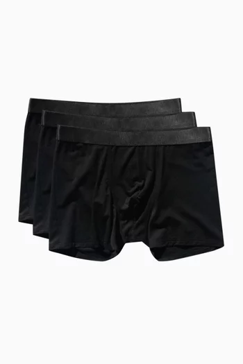 Boxer Briefs in Lyocell Blend, Set of 3