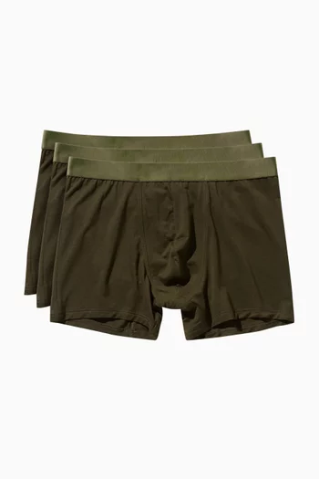 Boxer Briefs in Lyocell Blend, Set of 3