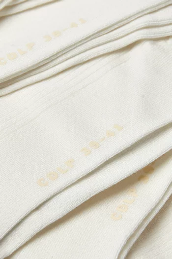 Mid-length Rib Socks, Set of 3