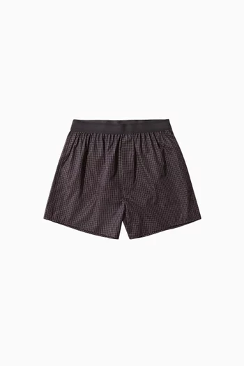 Woven Boxer Shorts in Organic Cotton