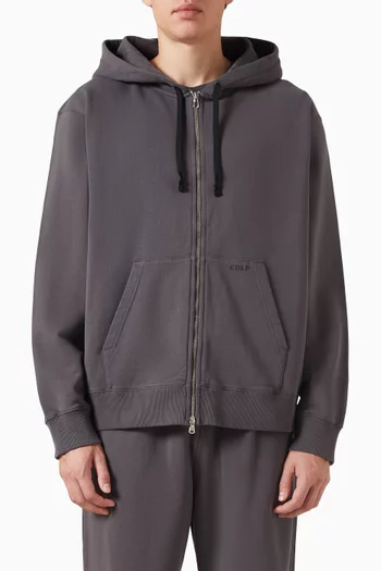 Zip Hoodie in Organic Cotton