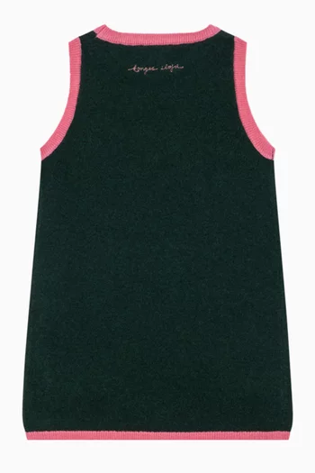Alette Bow Dress in Wool