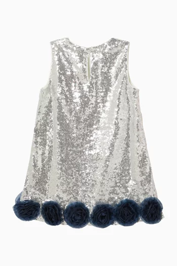 Tindra Embellished Rose Dress
