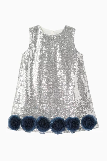 Tindra Embellished Rose Dress