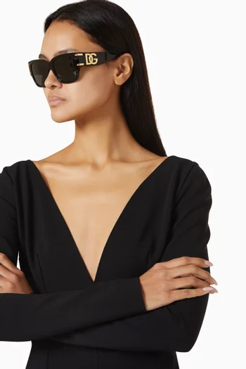 Square Sunglasses in Acetate