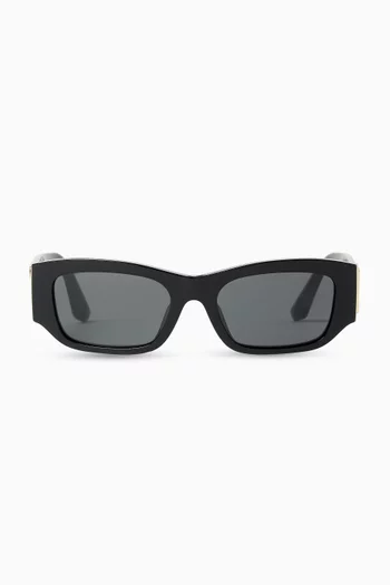 Rectangular Sunglasses in Acetate