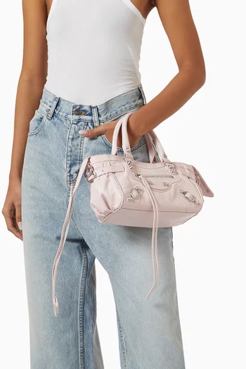 Le City Mini East-West Bag in Leather