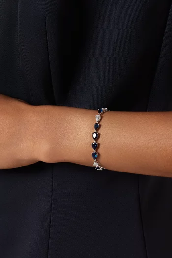 CZ Tennis Bracelet in Metal