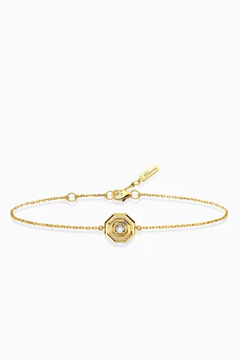 Barq Madar Diamond Bracelet in 18kt Yellow Gold