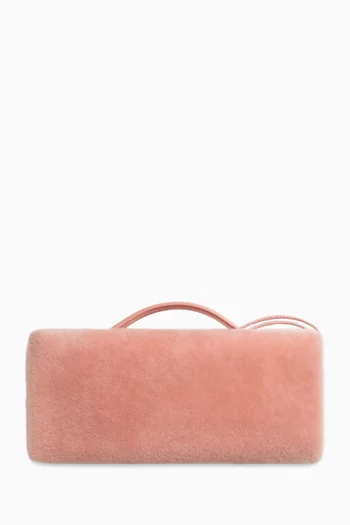 Andiamo Clutch in Lambskin Shearling
