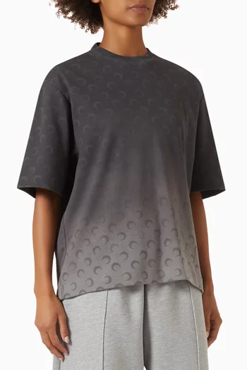Faded Moon T-shirt in Jersey
