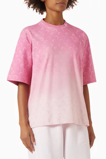 Faded Moon T-shirt in Jersey